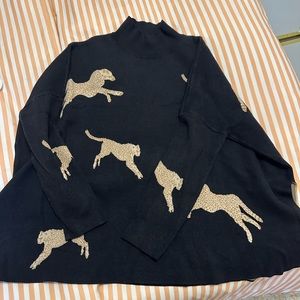 cheetah sweater